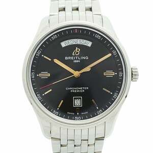 Breitling Premier A45340 Black Dial Men's Watch